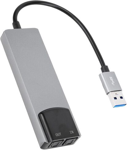 بطاقة صوت محيطية USB Asixxsix 7.1، بطاقة صوت خارجية للكمبيوتر المحمول مع صوت رقمي SPDIF، محول بطاقة صوت USB 2.0 للكمبيوتر الشخصي، غلاف من سبائك الألومنيوم in Kuwait