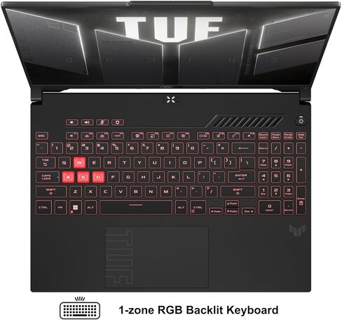 ASUS TUF Gaming A16 Laptop 16" WUXGA IPS 144Hz AMD 6-core Ryzen 7 7445HS 16GB RAM 512GB SSD GeForce RTX 4050 (Up to 194 AI Tops) RGB Backlit USB4 Two-Way AI Noise Cancelation Win11Pro ICP Hub in Kuwait