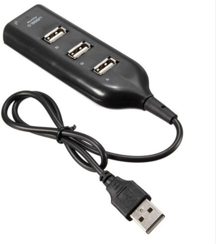 محول الكمبيوتر المحمول MaxLLTo عالي السرعة 4 منافذ USB 2.0 متعدد المحاور للتوسيع والكمبيوتر المكتبي in Saudi Arabia