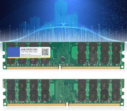 DDR2 4GB 800Mhz PC2 6400 1.8V 2nd Generation Desktop Memory Bar, and Easy to Carry in Saudi Arabia