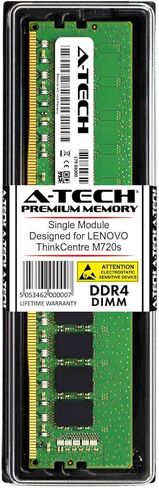 ذاكرة الوصول العشوائي A-Tech بسعة 8 جيجابايت لجهاز Lenovo ThinkCentre M720s | وحدة ترقية الذاكرة DDR4 2666 DIMM PC4-21300 1.2V 288-Pin in Kuwait