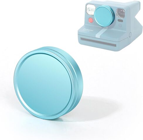 CAIYOULE Lens Cap for Polaroid Now 3rd Gen I-Type Instant Camera, Aluminum Alloy Camera Shot Cover for Now+ 2nd/3rd Gen Instant Film Camera, Dustproof & Scratch-Resistant, Quality Protection, Black in Saudi Arabia