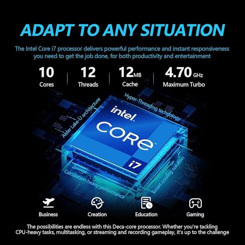 كمبيوتر محمول HP 2025 Flagship بشاشة لمس FHD مقاس 15.6 بوصة، معالج Intel i7 10-Core، ذاكرة الوصول العشوائي 64 جيجابايت، تخزين 1.5 تيرابايت (1 تيرابايت SSD + 500 جيجابايت تحويلة)، Iris Xe Graphic WiFi، HubxcelAccessory، Win 11 Pro مع Microsoft Office مدى ا in Kuwait