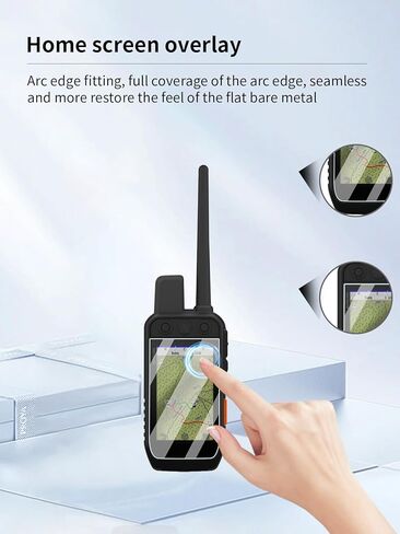 Screen Protector for Garmin Alpha 200i Dog Tracking Handheld, Anti-Scratch 9H Hardness Tempered Glass Film,HD Clear, Bubble Free with Easy Installation Kit, 3 Pack. in Saudi Arabia