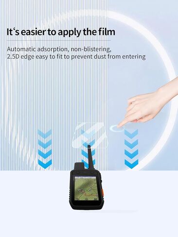 Screen Protector for Garmin Alpha 200i Dog Tracking Handheld, Anti-Scratch 9H Hardness Tempered Glass Film,HD Clear, Bubble Free with Easy Installation Kit, 3 Pack. in Saudi Arabia