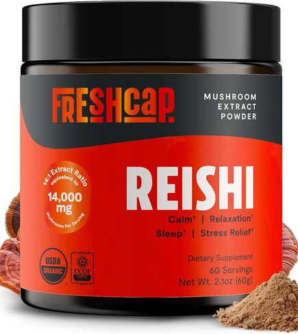 FreshCap Turkey Tail Mushroom Supplement 10,000mg – Organic Mushrooms, Turkey Tail Extract for Immune Support Supplement, Mushroom Supplement Capsules, Ayurveda Immunity Supplement (60 Capsules) in Saudi Arabia