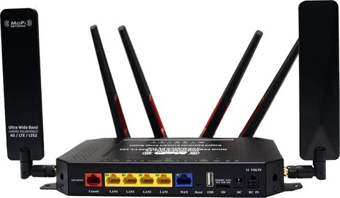 MOFINETWORK MOFI5500-5GXeLTE-RM520 4G LTE 5G Cellular Router | Compatible with Verizon, AT&T, T-Mobile, and More in Saudi Arabia