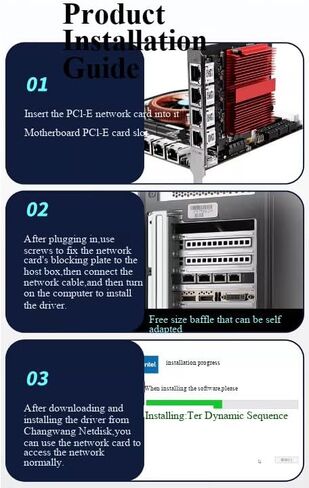2.5G PCIe Ethernet Card with Intel I226 Chip, 2500Mbps Gigabit Network Adapter to PCIE X4 X8 X16 NIC, PCI Express Gigabit Ethernet Card for Windows 10/11/Linux/PVE/ESXi in Saudi Arabia
