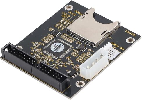 plplaaoo SD to IDE Adapter High Speed Memory Card Converter for Desktop PC Bootable Solution with 40Pin Male Connector Compatible with SD SDHC SDXC MMC Cards in Saudi Arabia