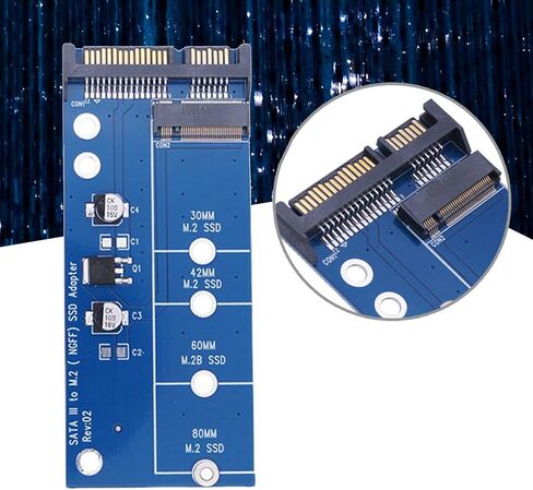 SSD إلى SATA3 محول بطاقة محول SSD محول محول مجلس استبدال لأجهزة الكمبيوتر المحمولة 2230/2242/2260/2280 المحمولة in Kuwait