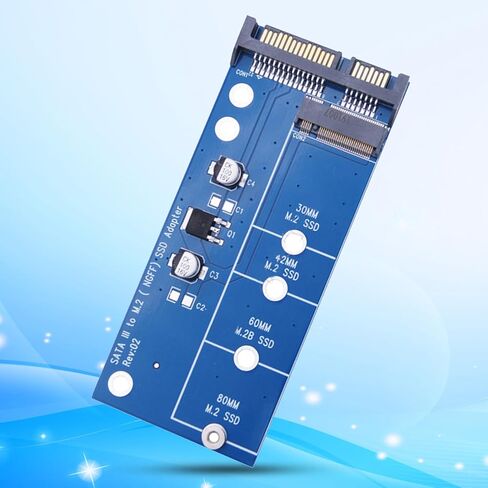 SSD إلى SATA3 محول بطاقة محول SSD محول محول مجلس استبدال لأجهزة الكمبيوتر المحمولة 2230/2242/2260/2280 المحمولة in Kuwait