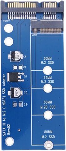 SSD إلى SATA3 محول بطاقة محول SSD محول محول مجلس استبدال لأجهزة الكمبيوتر المحمولة 2230/2242/2260/2280 المحمولة in Kuwait