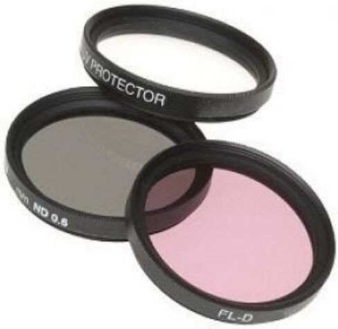 Deluxe Lens Kit for Nikon DL18-50 f/1.8-2.8 Digital Camera - Includes: 46mm Filter Set + 46mm Wide Angle Lens + 46mm Telephoto Lens in Saudi Arabia
