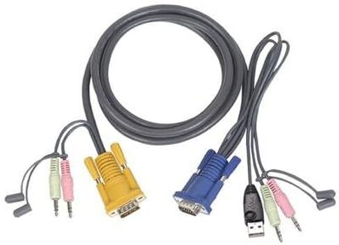 IOGEAR G2L5303U USB KVM Cable 10Ft. w/Audio for GCS1758/1732/1734 in Saudi Arabia