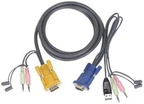 IOGEAR G2L5303U USB KVM Cable 10Ft. w/Audio for GCS1758/1732/1734 in Saudi Arabia