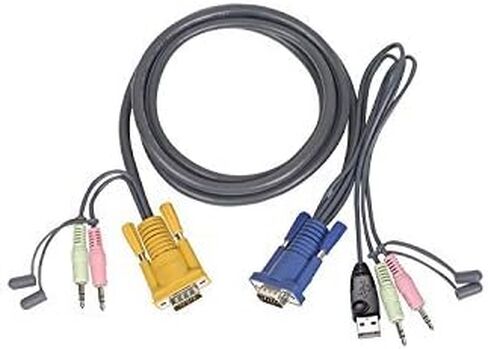 IOGEAR G2L5303U USB KVM Cable 10Ft. w/Audio for GCS1758/1732/1734 in Saudi Arabia