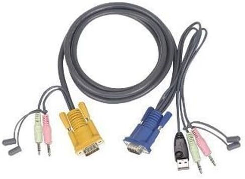 IOGEAR G2L5303U USB KVM Cable 10Ft. w/Audio for GCS1758/1732/1734 in Saudi Arabia