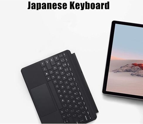 Microsoft Type Cover for Surface Pro 4/5/6/7, 13" Rechargeable Keyboard, Wireless Ultra-Slim Portable Magnetic Keyboard - Black, Japanese (Renewed) in Saudi Arabia