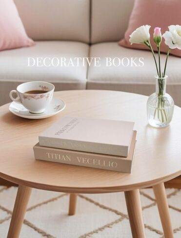 Fake Decorative Books-Set of 2 Linen Coffee Table Book Decor-Aesthetic Faux Storage Box for Home Decoration, Office Bookshelf Decor and as A Keepsake Box in Saudi Arabia