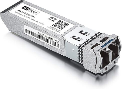 10Gb SFP+ NIC with 10Gbase-LR Transceiver, 10G Single Modee Module,10G Single SFP+ NIC Compare to Intel X520-DA1, PCI Express X8, Support Windows/Linux/VMware in Saudi Arabia