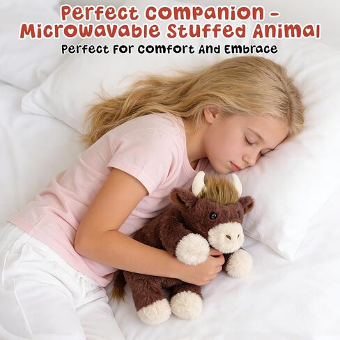 bekrgwiy الحيوانات المحشوة القابلة للميكروويف، حيوانات الراكون المحشوة الموزونة مع وسادة تسخين قابلة للاستخدام في الميكروويف، قطيفة الراكون قابلة للتسخين والتبريد لتشنجات الفترة، هدايا ألعاب قطيفة كاواي للأطفال والفتيات والنساء in Kuwait