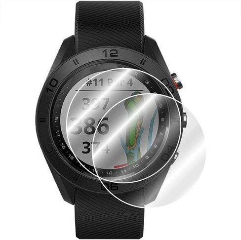 Garmin 010-02785-02 Venu 3S Health Fitness GPS Smartwatch Gold Steel Bezel with French Gray Case 41mm Bundle with Deco Essentials Charging Dock, Dust Cover 3 Pack and 2-Pack Screen Protector in Saudi Arabia