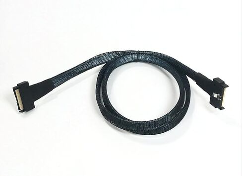 Micro SATA Cables|MCIO 74 Pin to MCIO 74 Pin Cable - High Performance 1 Meter Cable for Networking and Server Equipment in Saudi Arabia
