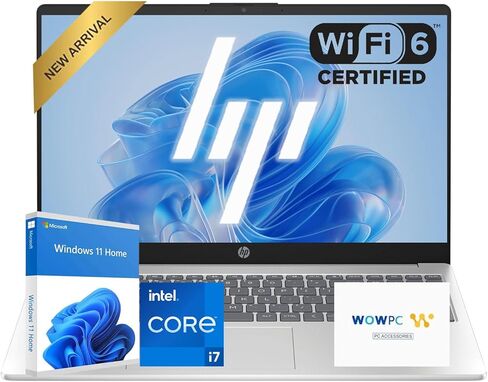 كمبيوتر محمول HP Pavilion مقاس 15.6 بوصة بدقة FHD | معالج Intel i7-1255U 10-Core | ذاكرة وصول عشوائي سعتها 16 جيجابايت | SSD سعة 2 تيرابايت | Windows 11 | بطارية تصل إلى 9 ساعات | شبكة Wi-Fi 6 وكاميرا ويب عالية الدقة سريعة | Bluetooth | تصميم فائق الهدوء  in Kuwait
