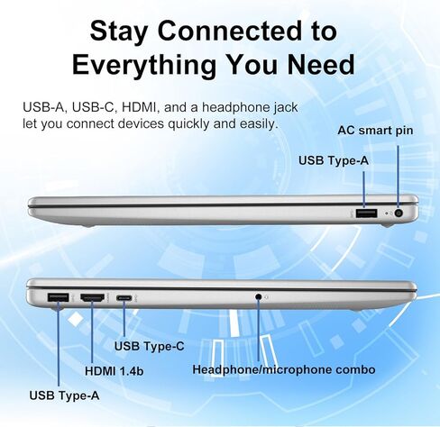 كمبيوتر محمول HP Pavilion مقاس 15.6 بوصة بدقة FHD | معالج Intel i7-1255U 10-Core | ذاكرة وصول عشوائي سعتها 16 جيجابايت | SSD سعة 2 تيرابايت | Windows 11 | بطارية تصل إلى 9 ساعات | شبكة Wi-Fi 6 وكاميرا ويب عالية الدقة سريعة | Bluetooth | تصميم فائق الهدوء  in Saudi Arabia