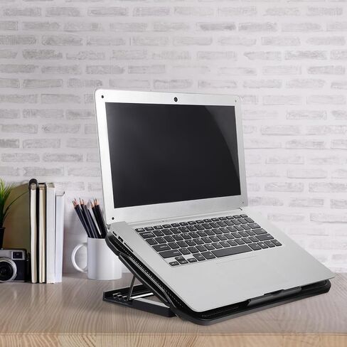 Laptop Cooling Rack with Heat Dissipation Function Portable Laptop Cooler Stand for Office Use Practical Notebook Radiator Holder in Saudi Arabia