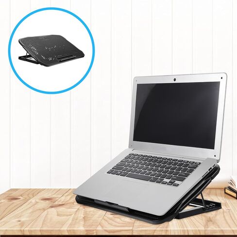 Laptop Cooling Rack with Heat Dissipation Function Portable Laptop Cooler Stand for Office Use Practical Notebook Radiator Holder in Saudi Arabia