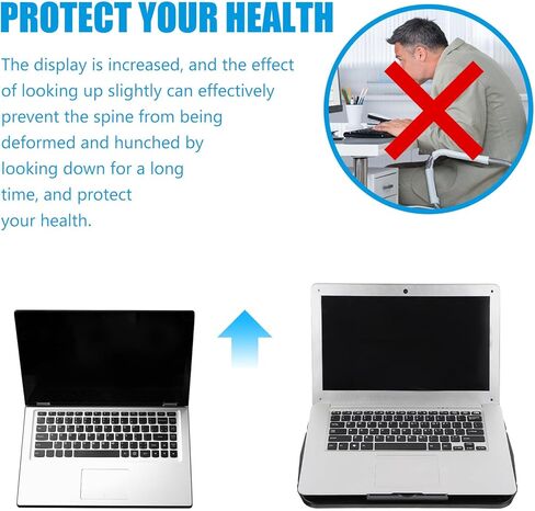 Laptop Cooling Rack with Heat Dissipation Function Portable Laptop Cooler Stand for Office Use Practical Notebook Radiator Holder in Saudi Arabia
