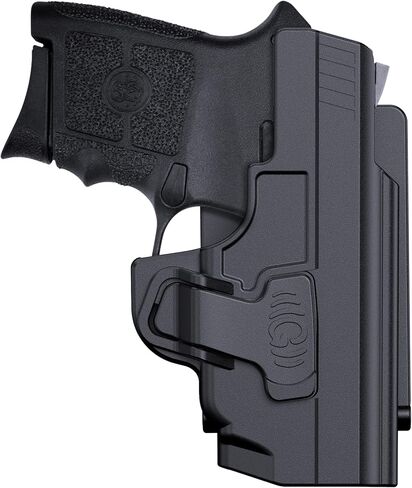 حافظة OWB لـ S&W M&P Bodyguard 380 مع ليزر أحمر متكامل/لا يوجد ليزر، حافظة مسدس بحزام مجداف مفتوح لليد اليمنى لـ M&P Bodyguard .380 مسدس، حافظات قابلة للتعديل 60 درجة مع إطلاق سريع in Kuwait