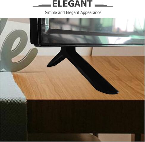 Universal Tv Stand Replacement Legs with Screws, Tabletop Tv Pedestal Feet, Stable Base Stand Legs for Smart Tvs, Monitors, Projectors for Living Room Bedroom in Saudi Arabia
