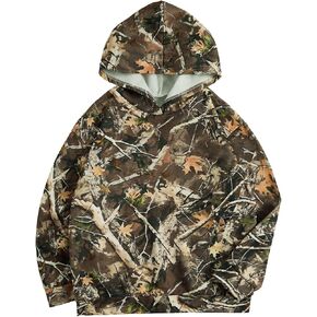 Girl's Camo Hoodies Long Sleeve Drop Shoulder Hooded Sweatshirts Pullover Tops Vintage Streetwear in Saudi Arabia