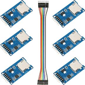 6pcs SD Card Reader Module SPI Interface Compatible with Arduino UNO/R3/MEGA in Kuwait
