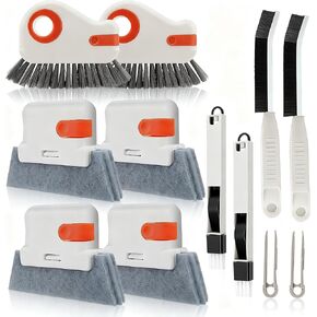 مجموعة فرش سلكية صغيرة مكونة من 8 قطع للتنظيف باستخدام الكاشطات، 2 فرش من الفولاذ المقاوم للصدأ، 2 نحاس، 2 فرش تنظيف تفاصيل من النايلون و2 كاشطات بمقبض للصدأ، وشبكات الشواية، وقطع غيار السيارات، والمطبخ والحمام in Kuwait