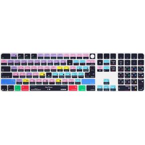 غطاء لوحة المفاتيح XSKN Davinci Resolve Shortcuts يناسب لوحة المفاتيح السحرية Apple 2024 iMac M4 Chip مع معرف اللمس ولوحة المفاتيح الرقمية A3119 in Kuwait