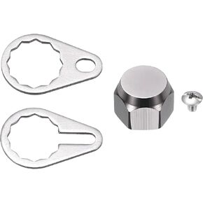 Fishing Reel Screw Nut Caps, Right Handle Locking Plate Nut Replacement Part in Saudi Arabia