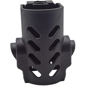 Tactical Flashlight Holster, Flashlight Pouch, Compatible with Various Flashlights, LED, Black ABS, Clip-on, Not Water Resistant in Kuwait