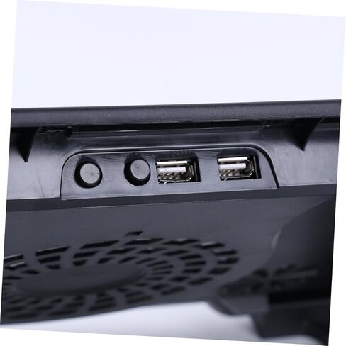 وسادة تبريد للكمبيوتر المحمول USB من BESPORTBLE مع 5 مراوح، حامل تبريد متعدد الزوايا قابل للتعديل، قاعدة تبريد للكمبيوتر المحمول مضادة للانزلاق للألعاب والاستخدام المكتبي in Kuwait
