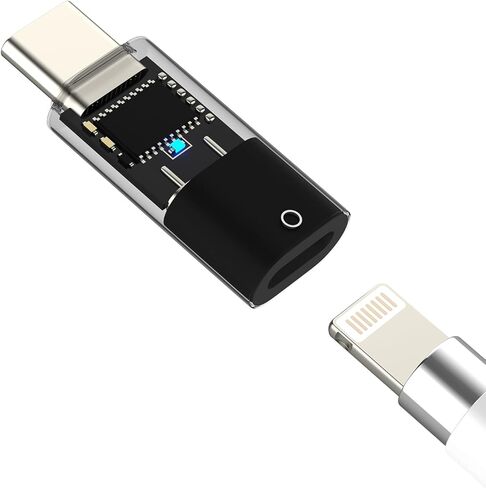for Apple Pencil 1st Generation Lightning to USB C Adapter Bluetooth Charger Connector Pen for Ipad Pro 10th Gen for iPhone Accessories Cable Lighting Female Type C Male Dongle in Saudi Arabia