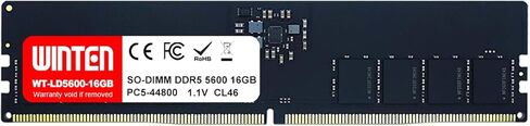 DDR5-5600 16GB 288-Pin CL40 1.1V DIMM SDRAM Internal Memory/Expansion Module for Desktop PCs WT-LD5600-16GB in Saudi Arabia
