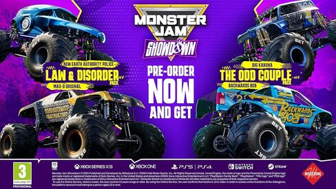Monster Jam Showdown Game for Xbox Series X and Xbox One - Edition of the First D in Saudi Arabia