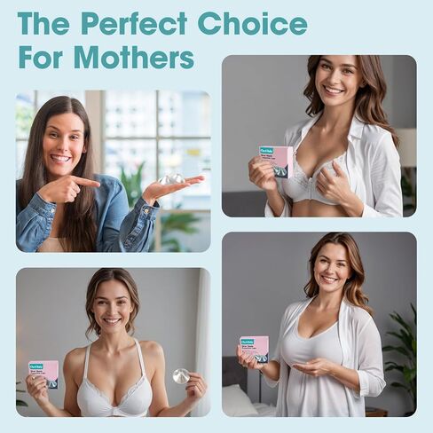 CheriBaby The Original Silver Nursing Cups, Silver Nipple Shield for Nursing Newborn, Nipple Cover for Breastfeeding Essential, Must Haves for Soothe and Protect Your Nipples, 999 Silver, Regular Size in Kuwait