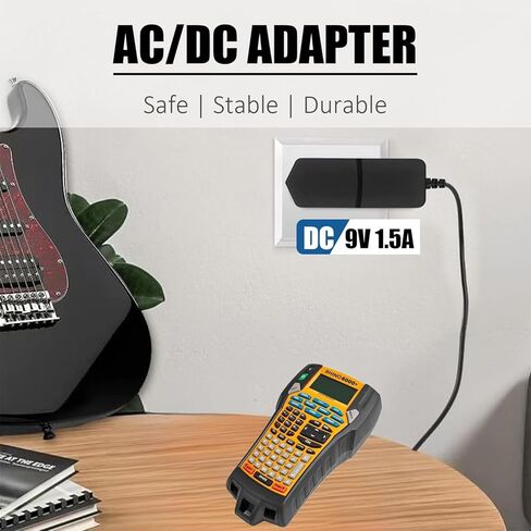 9V 1.5A Power Adapter for Brother P-Touch PT-D210 PTD220 AD-24 AD-24ES AD-20 AD-30 Label Maker, Replacement DYMO LabelManager LM-160 500TS 150 220, Rhino 6000 5200 4200 Label Maker Printer Charger in Saudi Arabia