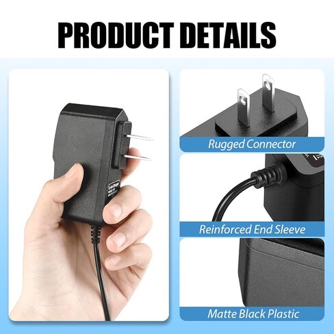 9V 1.5A Power Adapter for Brother P-Touch PT-D210 PTD220 AD-24 AD-24ES AD-20 AD-30 Label Maker, Replacement DYMO LabelManager LM-160 500TS 150 220, Rhino 6000 5200 4200 Label Maker Printer Charger in Saudi Arabia