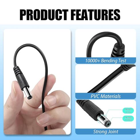 9V 1.5A Power Adapter for Brother P-Touch PT-D210 PTD220 AD-24 AD-24ES AD-20 AD-30 Label Maker, Replacement DYMO LabelManager LM-160 500TS 150 220, Rhino 6000 5200 4200 Label Maker Printer Charger in Saudi Arabia