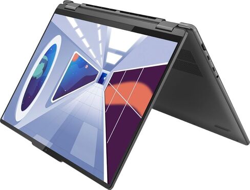 Lenovo Yoga 7 2-in-1 Laptop, Intel 12-Core i7-1360P, 16" WQXGA IPS Touchscreen, Iris Xe Graphics, 16GB LPDDR5 2TB SSD, Backlit Keyboard, Fingerprint, Thunderbolt 4, WiFi 6E, Win10 Pro in Saudi Arabia