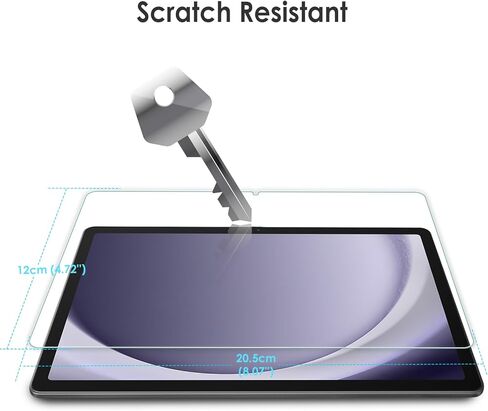 واقي شاشة WD&CD مكون من قطعتين متوافق مع Samsung Galaxy Tab A11 Plus / A9 Plus 11 بوصة، بديل لطبقة الزجاج المقسى لجهاز Galaxy Tab A11 Plus 11 بوصة 【مضاد للخدش 】 【مضاد للفقاعات 】 【عالية الوضوح】 in Kuwait
